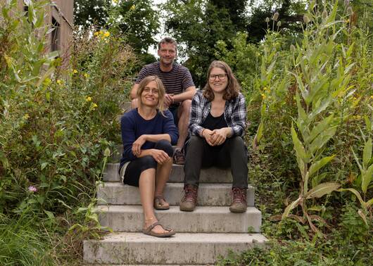 Alice Wassmer, Benjamin Waibel, Jolanda Kasser, Geschäftsstelle Schaffhausen