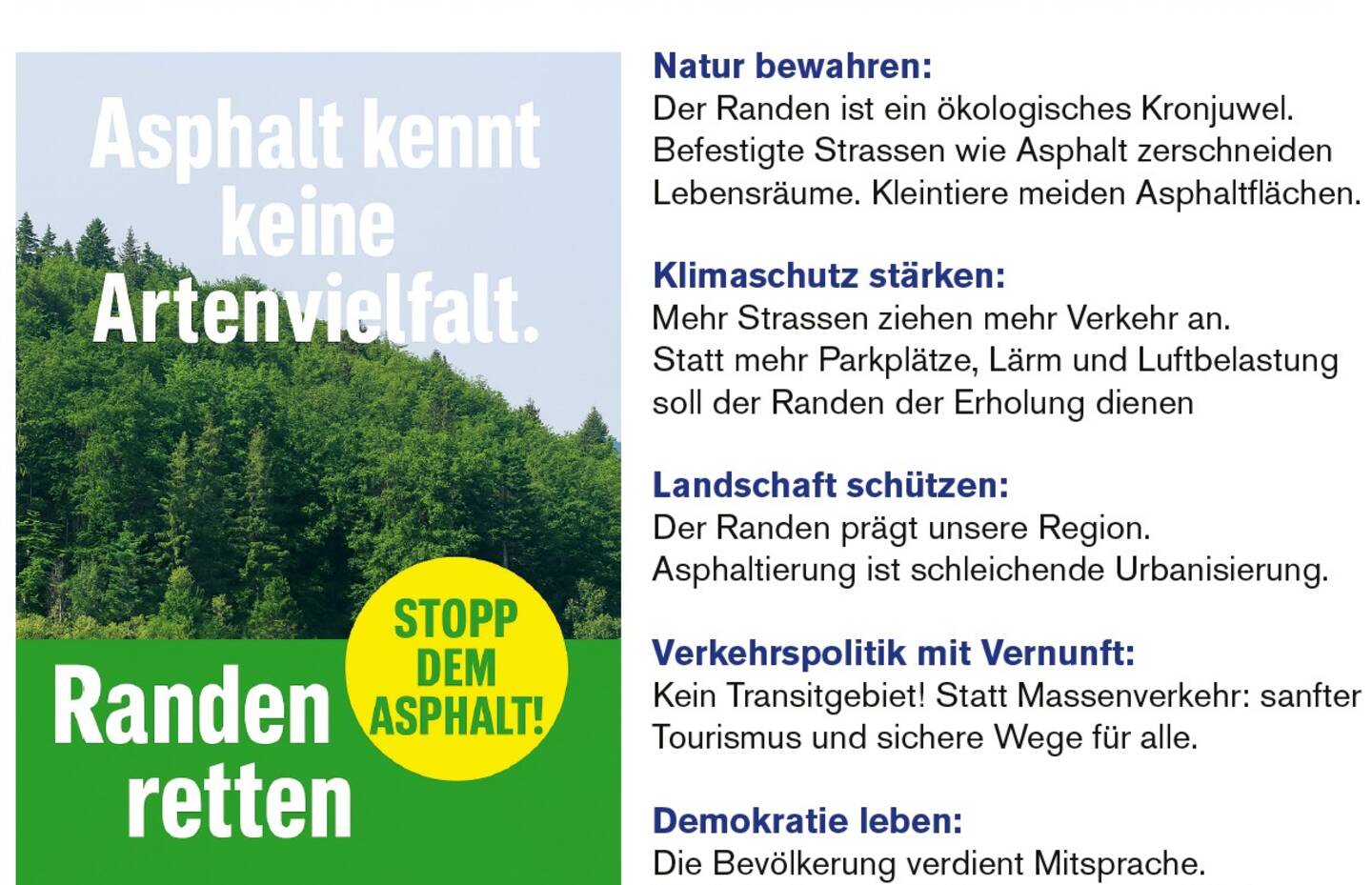 Flyer Randenschutzinitiative